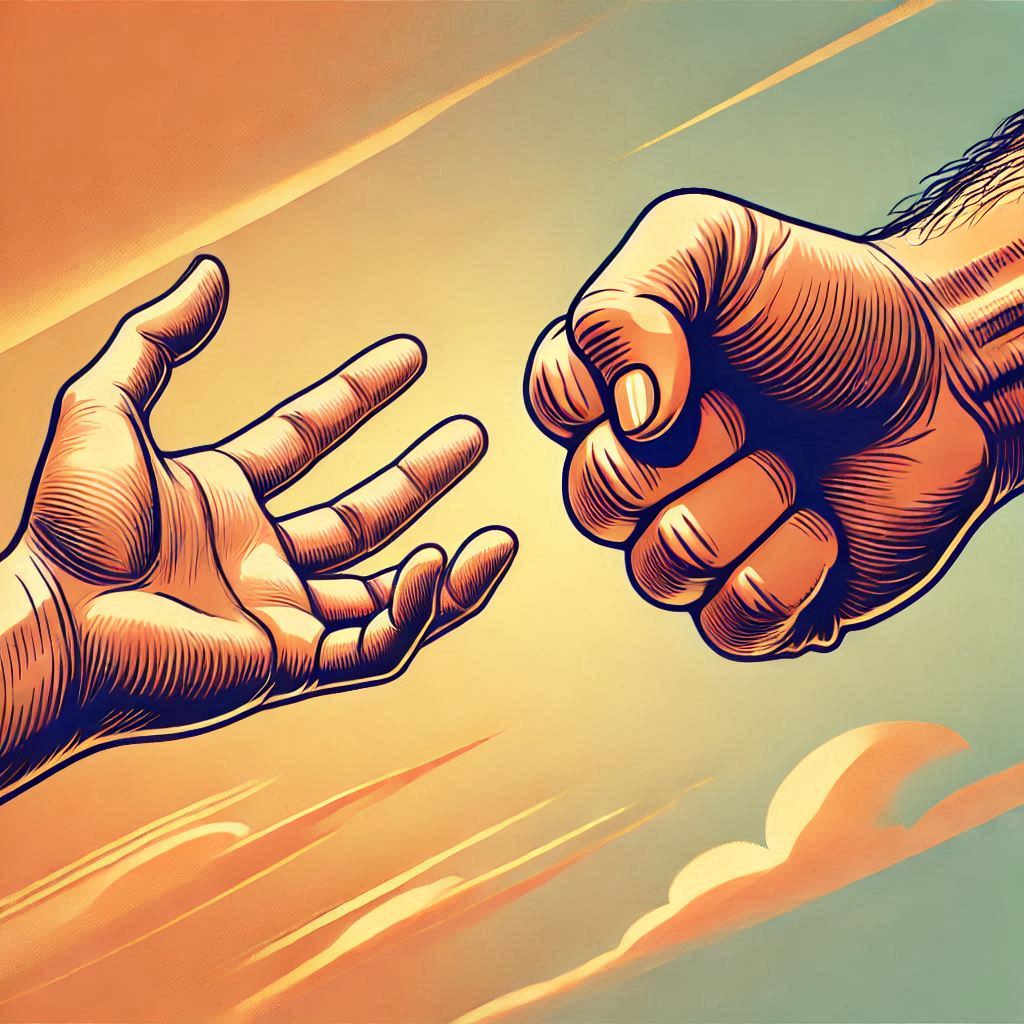 Hand and fist