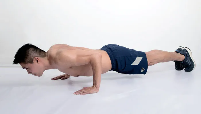 Isometric exercises - Push-up holds