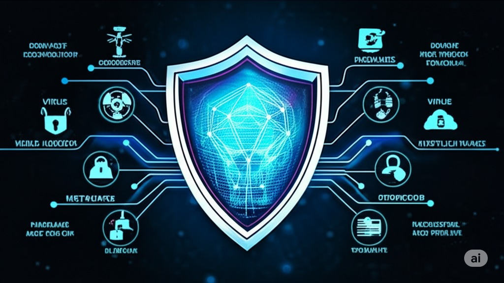 Cybersecurity threat visualization with various attack types | Surviving an Attack
