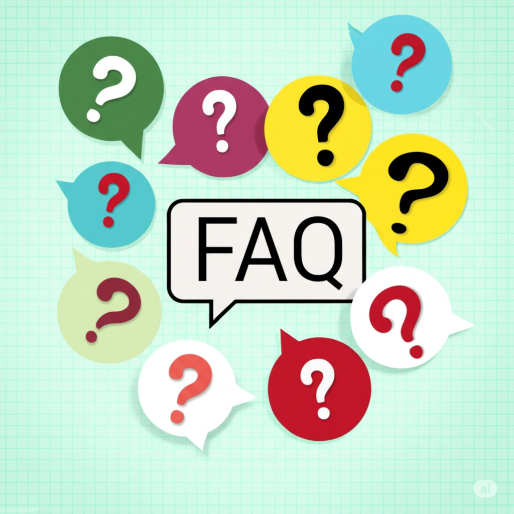 FAQ illustration with question marks | Surviving an Attack