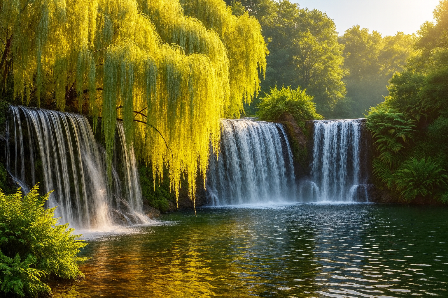 Waterfall and Willow image visually demonstrating the power of dynamic response.